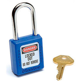Master Lock® Safety 410 Series Thermoplastic Padlock Blue 410BLU 410BLU