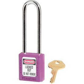Master Lock® Thermoplastic Zenex™ 410LTPRP Safety Padlock 1-1/2