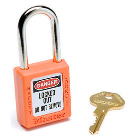 Master Lock® Safety 410 Series Zenex™ Thermoplastic Padlock Orange 410ORJ 410ORJ