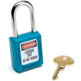 Master Lock® Safety 410 Series Zenex™ Thermoplastic Padlock Teal 410TEAL 410TEAL