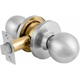 Master Lock® Commercial Cylindrical Lockset Ball Knob Passage Brushed Chrome BLC0432D