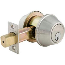 Master Lock® Commercial Double Cylinder Deadbolt Brushed Chrome DSC0732DKA4