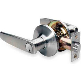 Master Lock® Straight Lever Keyed Entry Satin Nickel SLL0115KA4
