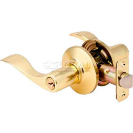 Master Lock® Wave Lever Keyed Entry Polished Bronze WL0103KA4