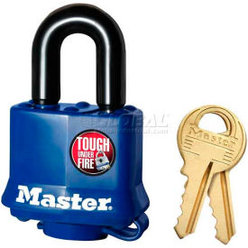 Master Lock® No. 312KA General Security Weather Resistant Covered Laminated Padlocks 312KA - Pkg Qty 24