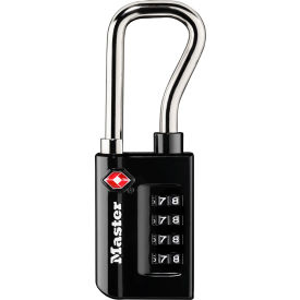 Master Lock® No.4696D TSA-Accepted Luggage Combination Padlock 1-5/16