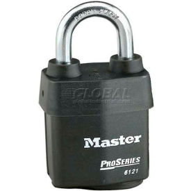 Master Lock® No. 6121KA High Security Steel Weather Resistant Covered Laminated Padlocks 6121KA - Pkg Qty 24