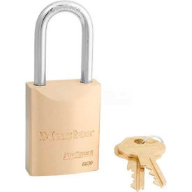 Master Lock® No. 6830LF High Security Brass Solid Body Padlocks 6830LF - Pkg Qty 24