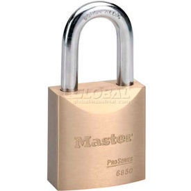 Master Lock® No. 6850 High Security Brass Solid Body Padlocks 6850 - Pkg Qty 24