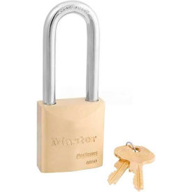 Master Lock® No. 6850LJ High Security Brass Solid Body Padlocks 6850LJ - Pkg Qty 24