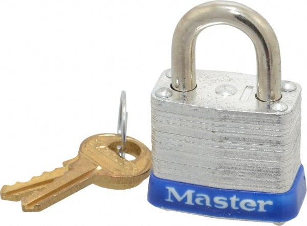 Padlock: Laminated Steel, Keyed Different, 1-1/8