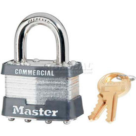 Master Lock® No. 81KA General Security Laminated Padlocks 81KA - Pkg Qty 24