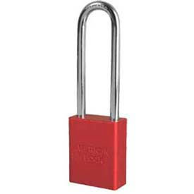 American Lock® No. A1107RED Solid Aluminum Rectangular Padlock - Red A1107RED - Pkg Qty 24