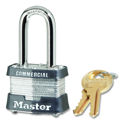 4 Pin Tumbler Padlock Keyed Alike w/1-1/2
