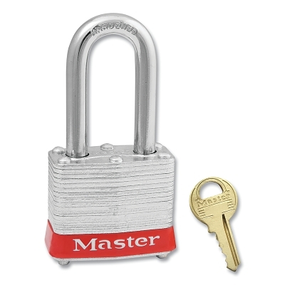 4 Pin Tumbler Padlock Master Keyed To SM254 Re MPN:3MKRED-SM254