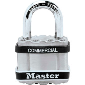Master Lock® No. M1STS Magnum Laminated Steel Padlock Keyed Different M1STS - Pkg Qty 24