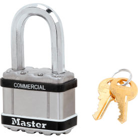 Master Lock® No. M5LFSTS Magnum Laminated Steel Padlock Keyed Different M5LFSTS - Pkg Qty 24
