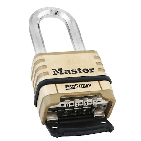 Combination Padlock, Bottom, Black/Silver MPN:1175D