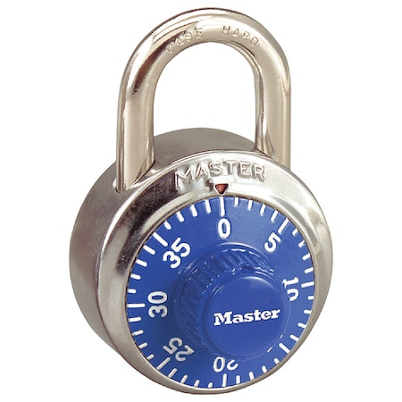 Combination Padlock, V660 Control Key, Hardened Steel, Stainless Steel MPN:1525BLU