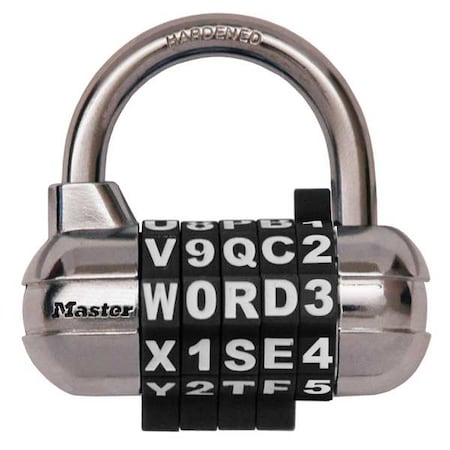 Luggage/Briefcase Padlock, Steel, Center MPN:1534DBLK