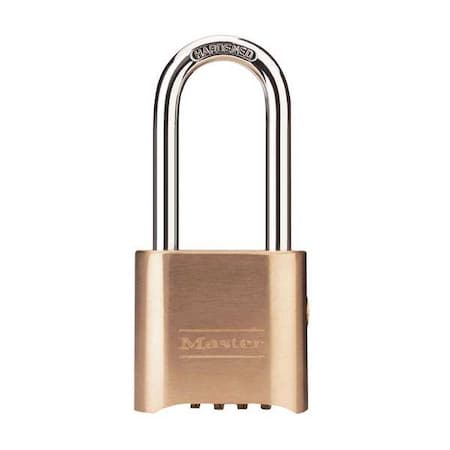 Combination Padlock, Bottom, Black/Silver MPN:176LH