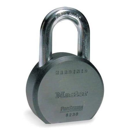 Padlock, Keyed Alike, Standard Shackle, Round Steel Body, Boron Shackle, 7/8 in W MPN:6230KA