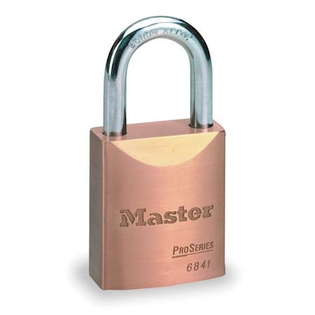 Padlock, Coreless, Long Shackle, Rectangular Brass Body, Boron Shackle, 25/32 in W MPN:6841LFWO