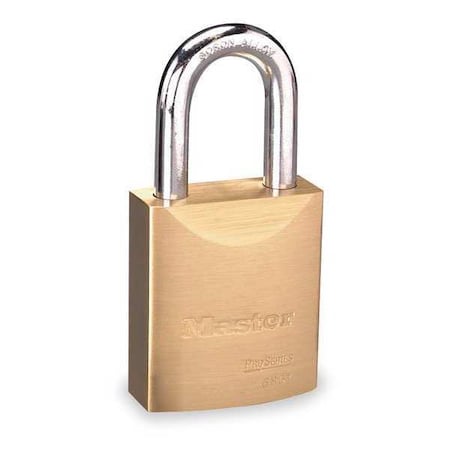 Padlock, Coreless, Long Shackle, Rectangular Brass Body, Boron Shackle, 29/32 in W MPN:6851WO