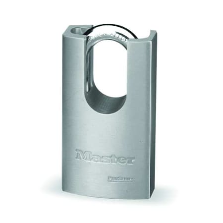 Padlock, Keyed Different, Partially Hidden Shackle, Rectangular Steel Body, Boron Shackle MPN:7045
