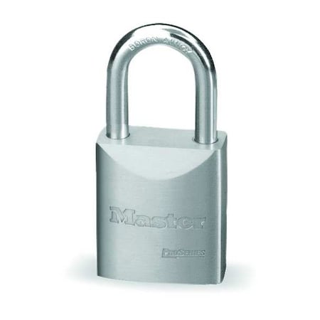 Padlock, Keyed Different, Long Shackle, Rectangular Steel Body, Boron Shackle, 29/32 in W MPN:7050