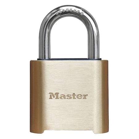 Combination Padlock, Bottom, Gold/Silver MPN:975DCOM