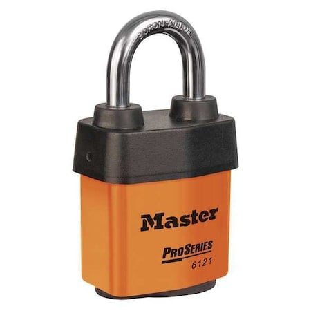 2-1/8IN Pro Series Lam St Padlock w/Org Cvr MPN:6121KAORJ