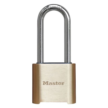 2IN Resettable Combo Brass Padlock 2 In Shackle MPN:975DLHCOM