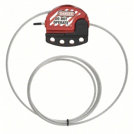 Adjustable Cable Lockout 3FT Cable MPN:S806CBL3
