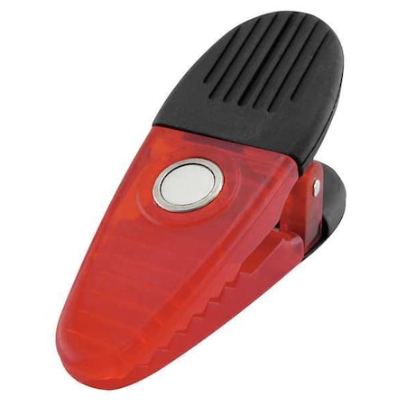 Magnetic Plastic Clips, Red, PK2 MPN:7520