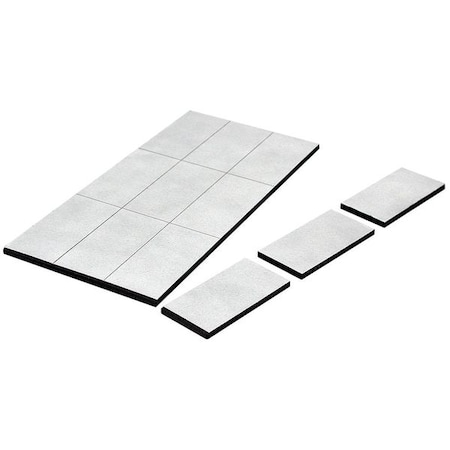 Strip Magnet, Black; White, 3 in L, PK12 MPN:07010