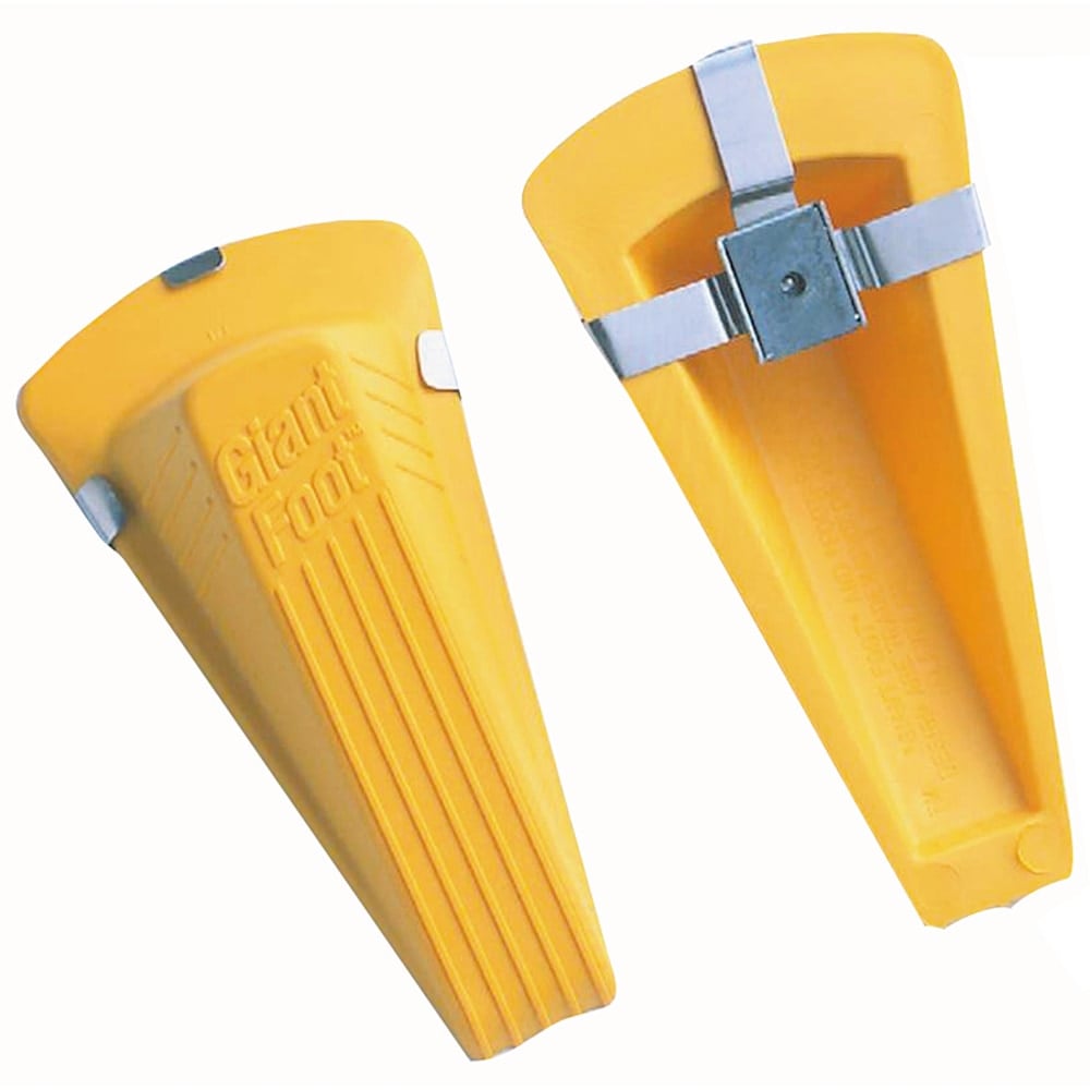 Master Caster Magnetic Giant Foot Doorstop, Yellow (Min Order Qty 8) MPN:00967