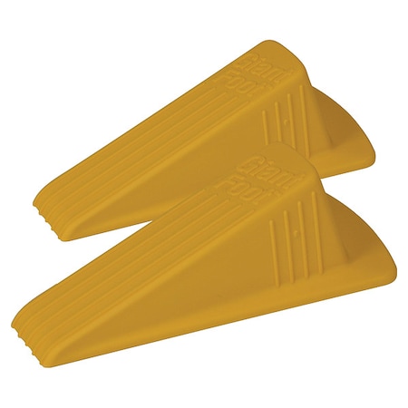Door Stop Wedge XL, Safety Yellow, 2
