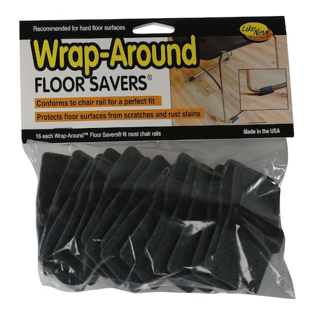 Wrap-Around Felt Floor Savers, 1/4, PK96 MPN:88458CS