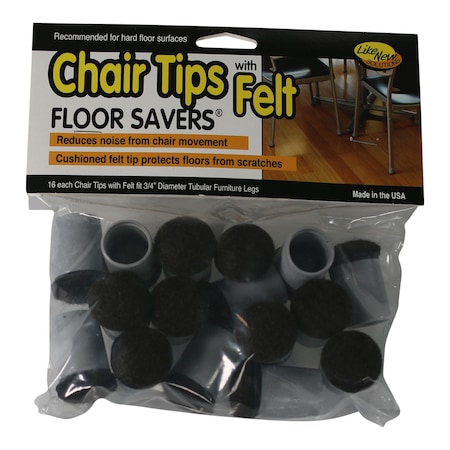Felt Chair Tips 3/4
