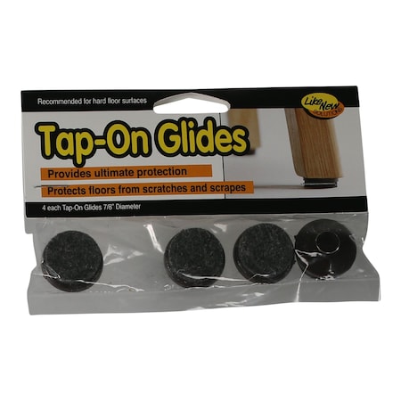 Tap On Chair Leg Glides, Felt Sild, PK24 MPN:88830CS