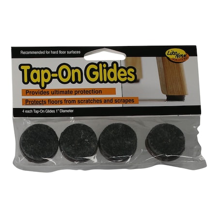 Tap On Chair Leg Glides, Felt Sild, PK24 MPN:88831CS