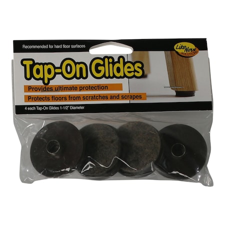 Tap On Chair Leg Glides, Felt Silde, PK24 MPN:88832CS