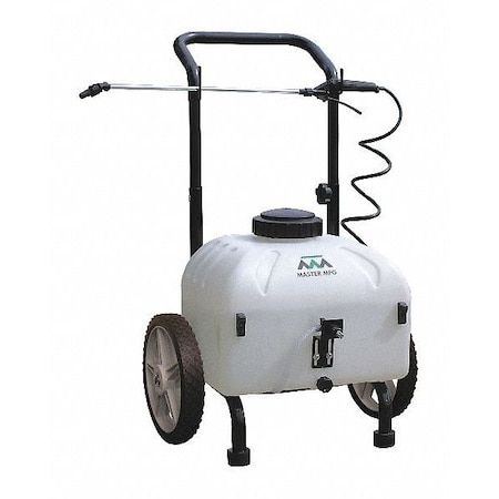 9 gal Broadcast Lawn Sprayer, 50 in Coverage, 12V Rechargable Battery, 2 hr Per Charge MPN:PCD-E3-009B-MM