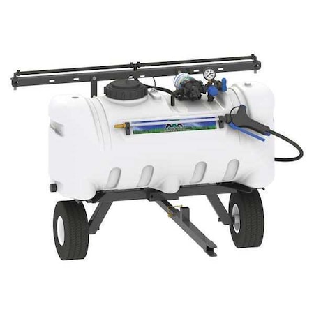 15 gal Trailer Deluxe Sprayer, Poly, 15 ft L Hose, 60 psi Max MPN:SNO-11-015D-MM