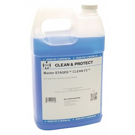 Floor/Multi-Purpose Cleaner, 1 gal., Blue MPN:CLEANF2-1G