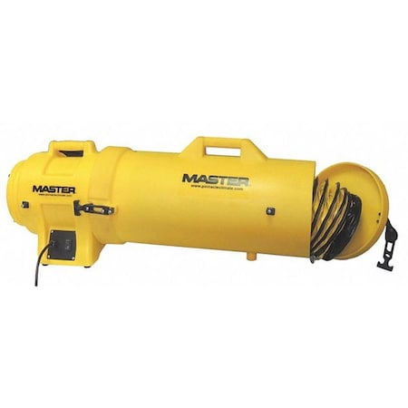 Confined Space Fan, Yellow, 14