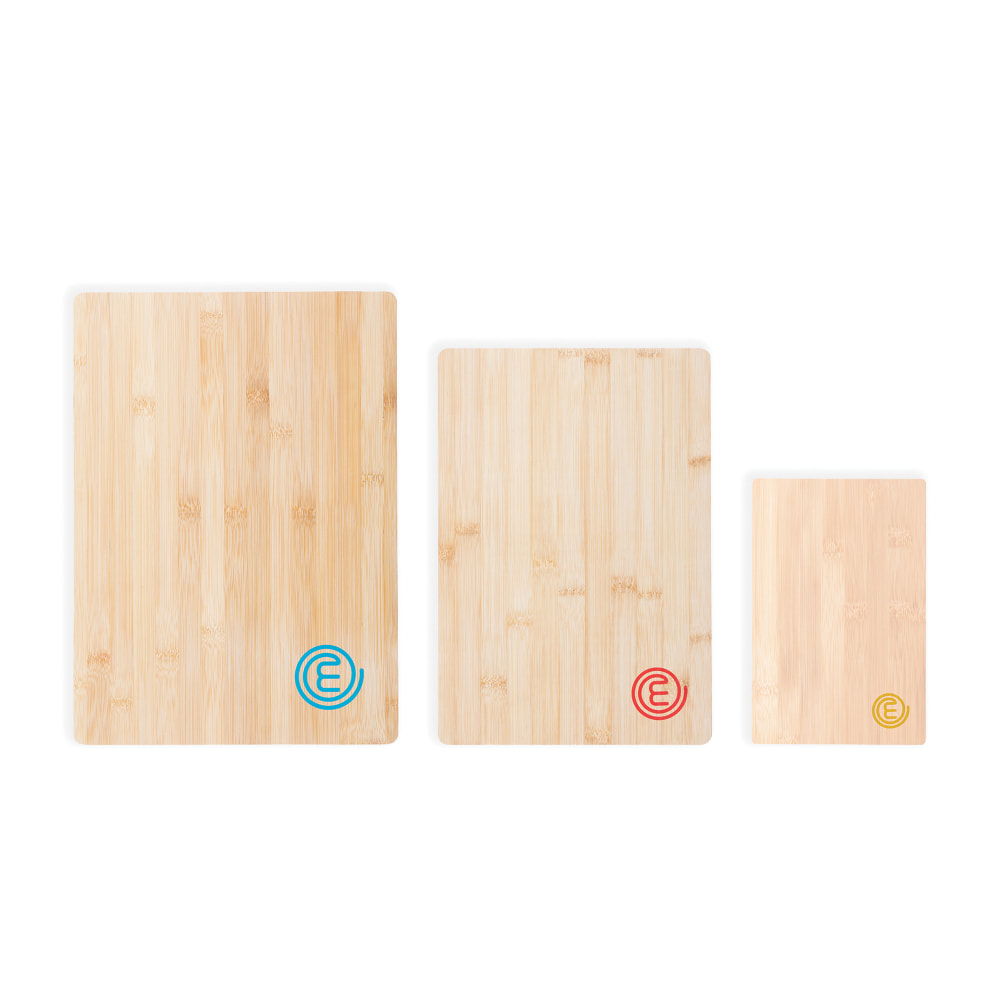 MasterChef 3-Piece Color Coded Cutting Board Set, Beige MPN:VRD209102114