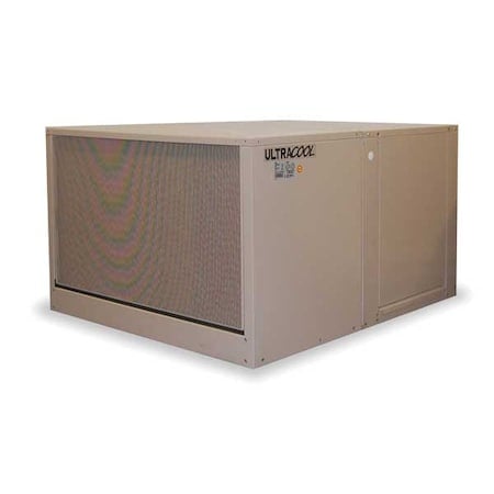 Ducted Evaporative Cooler, 6, 000 cfm, 2, 200 sq ft, 9 gal, 3/4 hp, Belt, Down Discharge, 1Speed, 115V MPN:2YAE6-2HTL2-3X275
