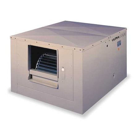 Ducted Evaporative Cooler, 7, 000 cfm, 2, 200 sq ft, 9 gal, 1hp, Belt, Side Discharge, 1Speed, 115/230V MPN:2YAE7-4UE46-3X276